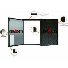 Гаражные ворота антивандальные №25 (глухие)