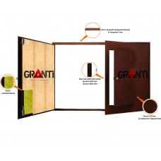 Гаражные ворота №6 с калиткой