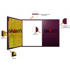 Гаражные ворота №7 (глухие)